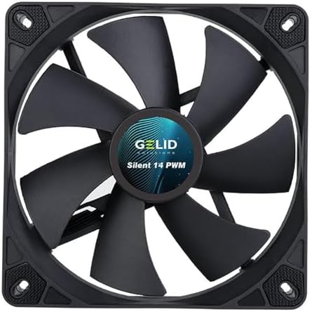 Silent 14 PWM 140 mm Fan, Black