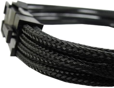 Sleeved PCIe Cable 8-Pin, 30 cm, Black